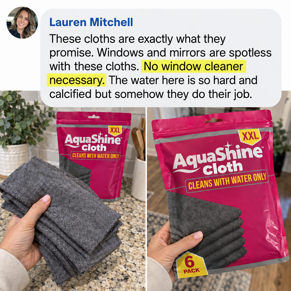 AquaShine Streak-Free Cloth™ (5-Pack)