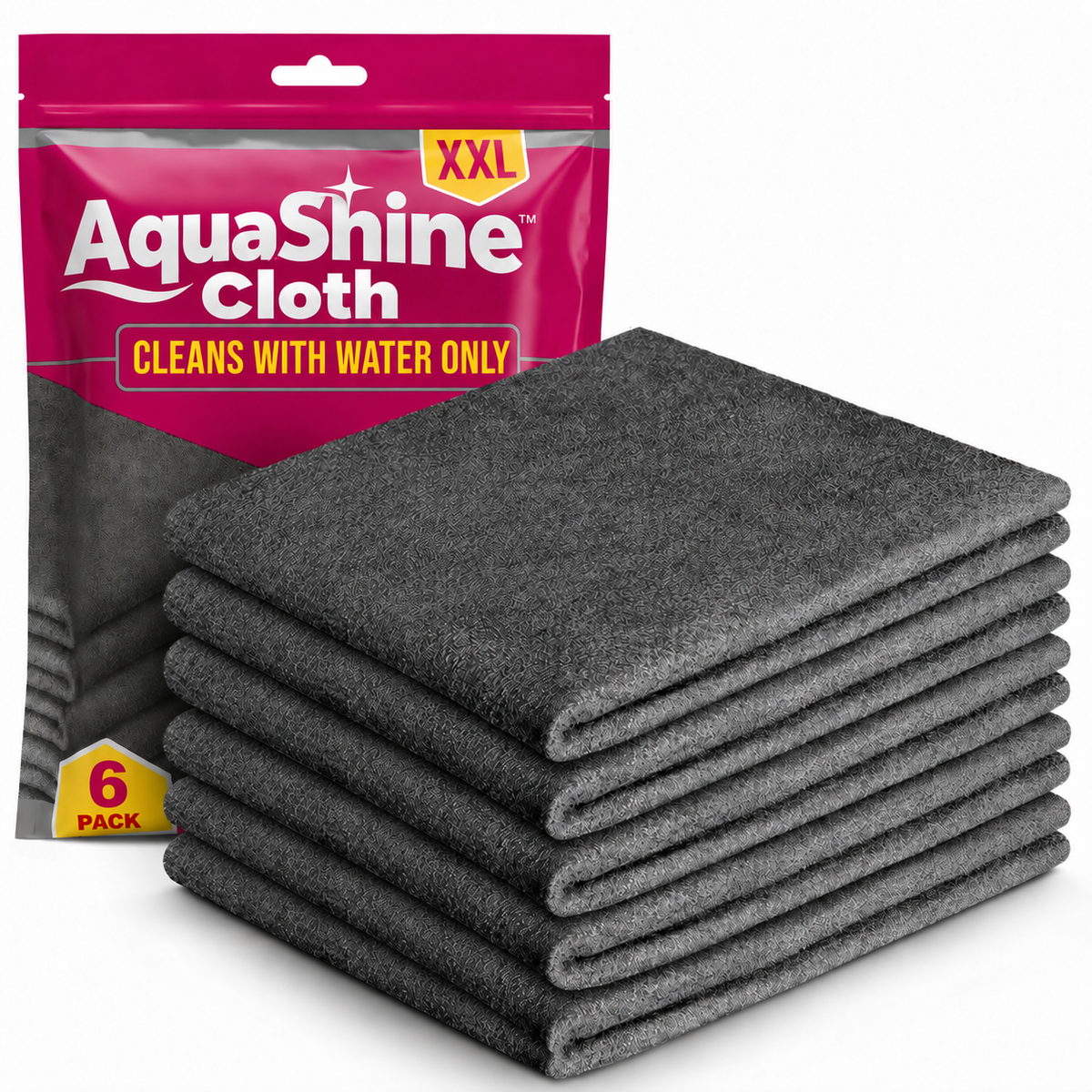 AquaShine Streak-Free Cloth™ (5-Pack)